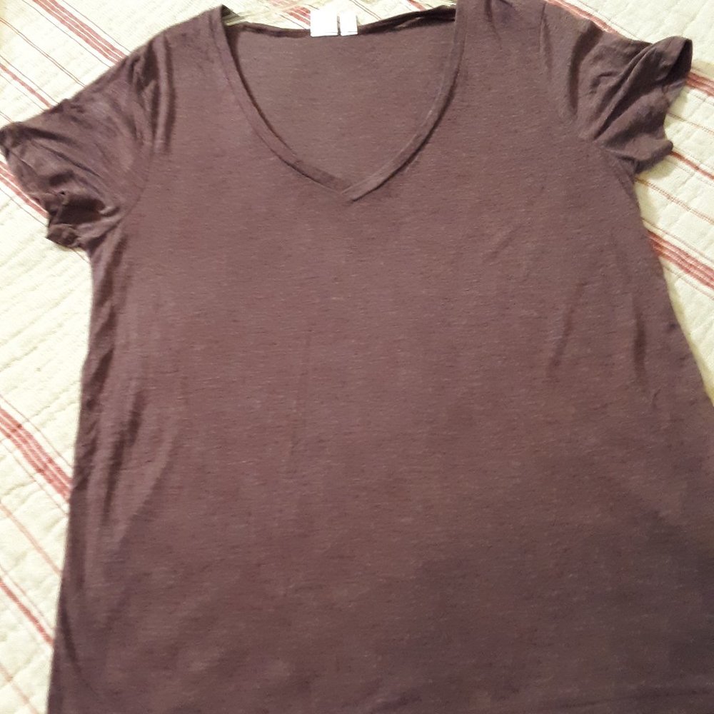 REDUCED NEW BP Nordstrom Purple Vee Neck Tee SZ XL